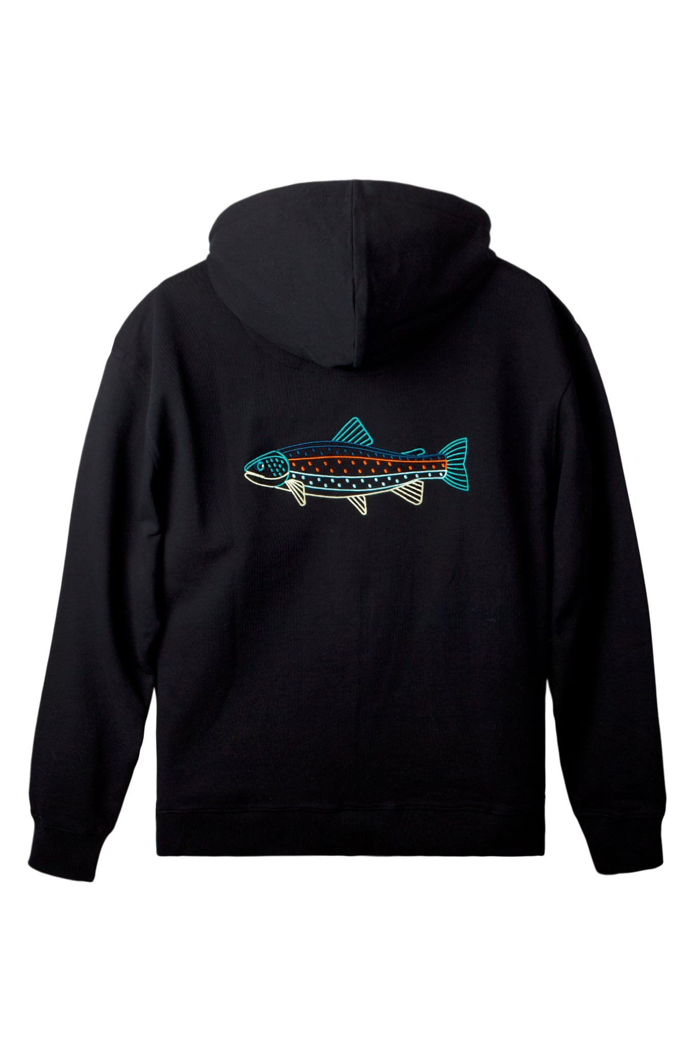 Trout Salmon Fishing Hoodie Chasing Bows Fishing Hoodie Rainbow