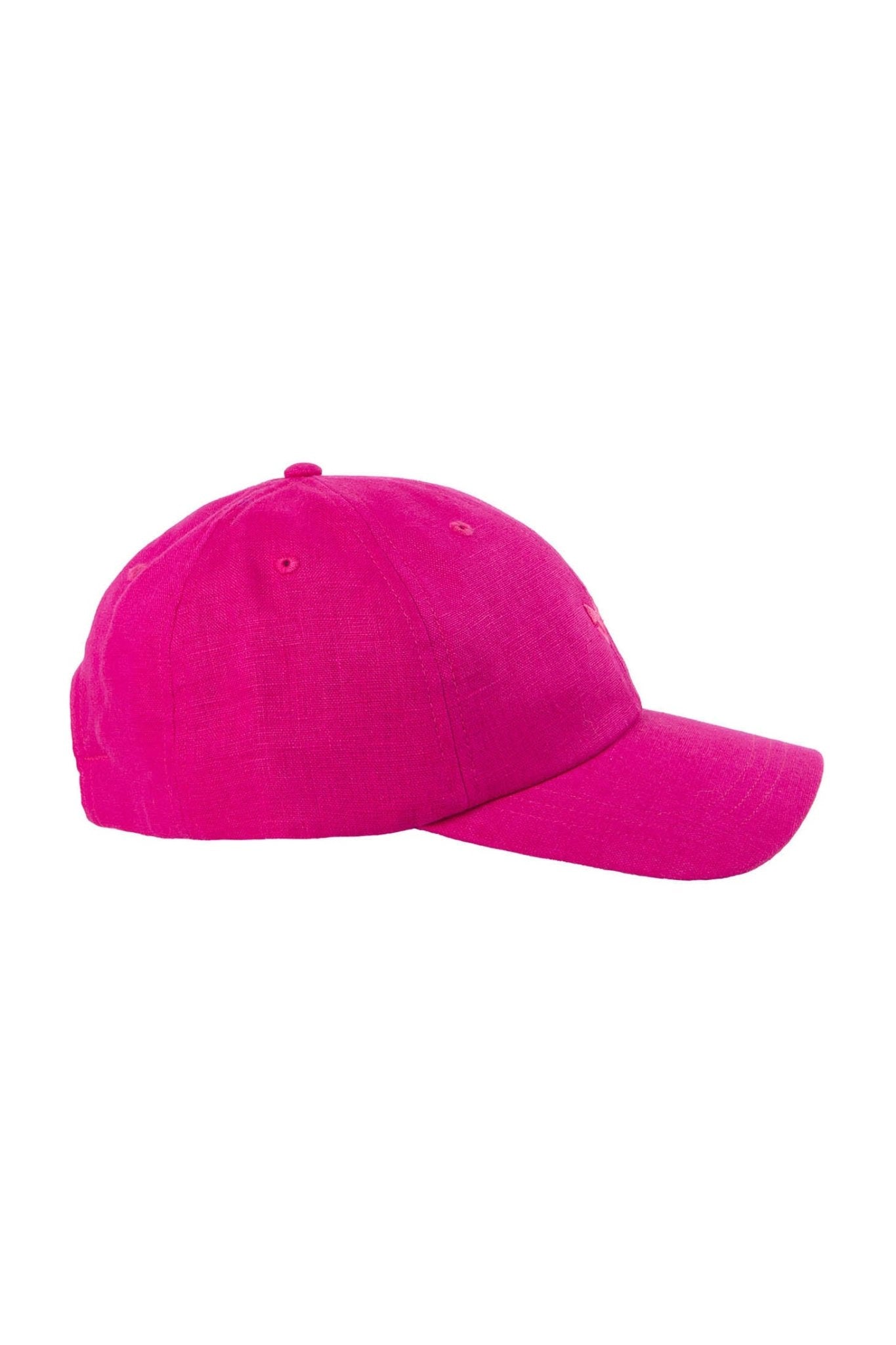 Dad Hat Linen Dragon Fruit Outlet - VAI-KOCaps