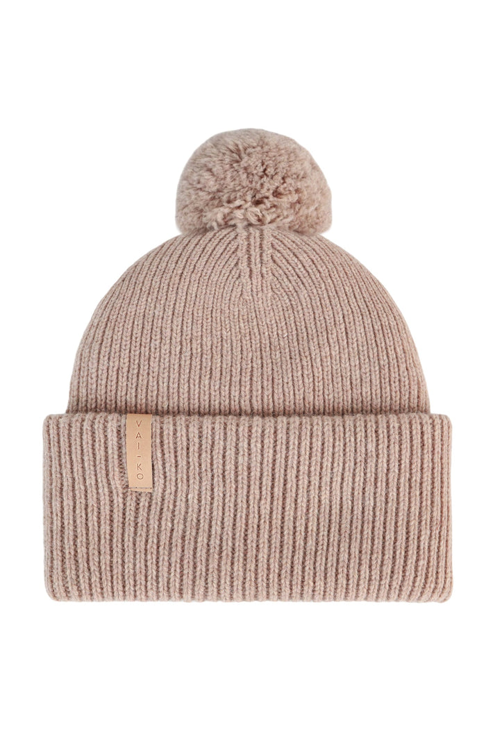 Kajo Beanie POM Beigemele - VAI - KOBeanies