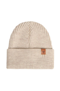 Korpi Rib Beanie Small Beigemele - VAI - KOBeanies