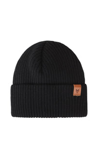 Korpi Rib Beanie Small Black - VAI - KOBeanies