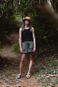 Kultakero Bucket Hat Linen Apricot Tan - VAI - KOCaps