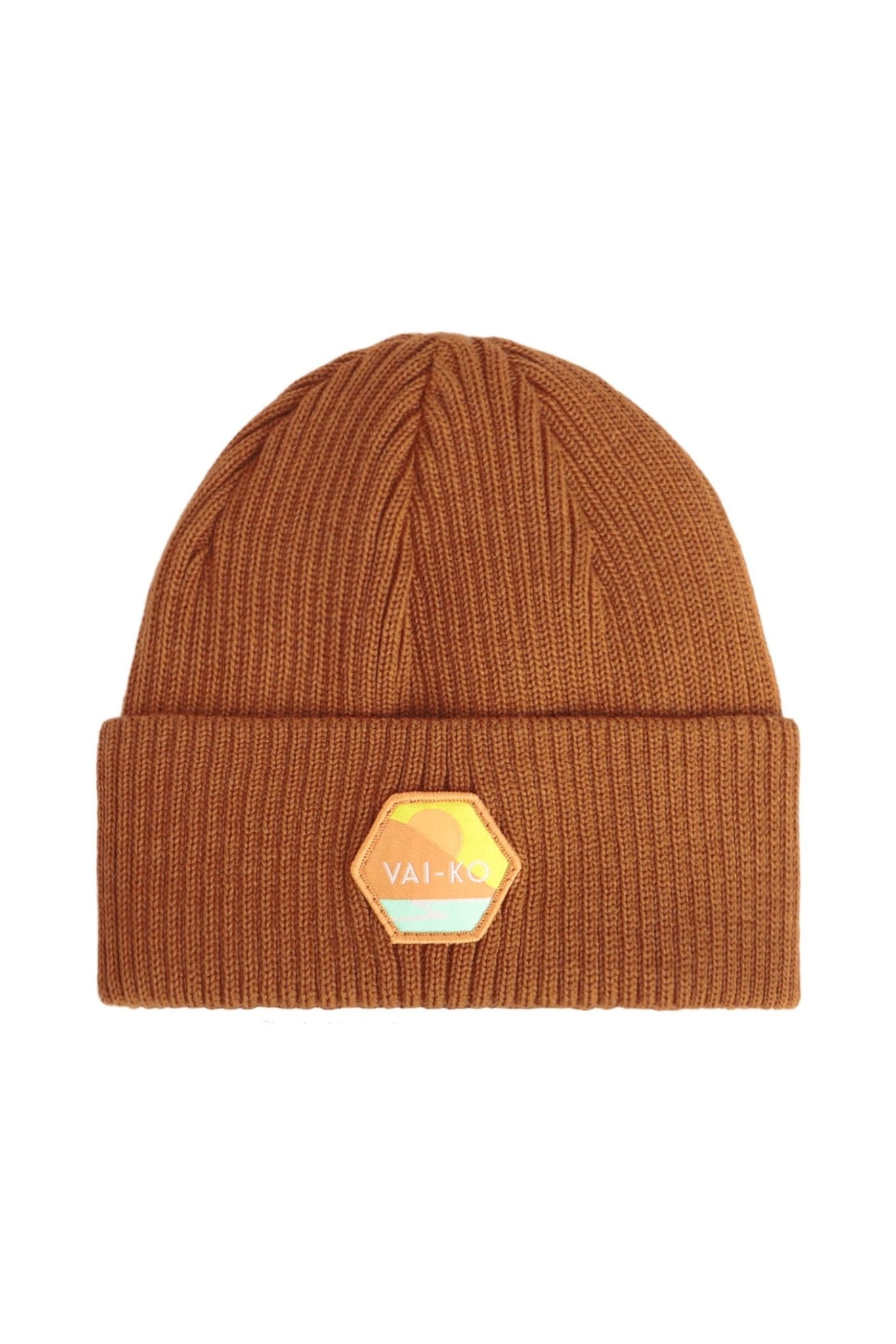 Kultakero Rib Beanie Amber Brown - VAI - KOBeanies