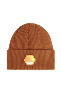 Kultakero Rib Beanie Amber Brown - VAI - KOBeanies