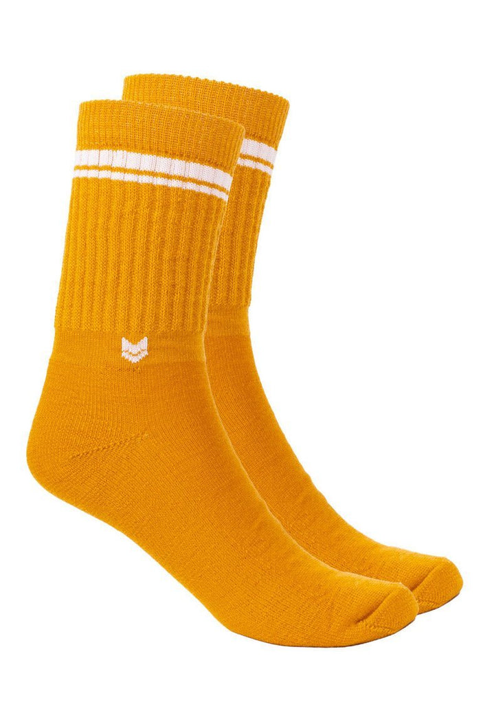 Merino Wool Crew Socks Autumn Gold - VAI - KOSocks