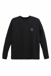 Organic Cotton 10 Years on the Road Men's Long Sleeve T - shirt, Black - VAI - KOShirts & Tops