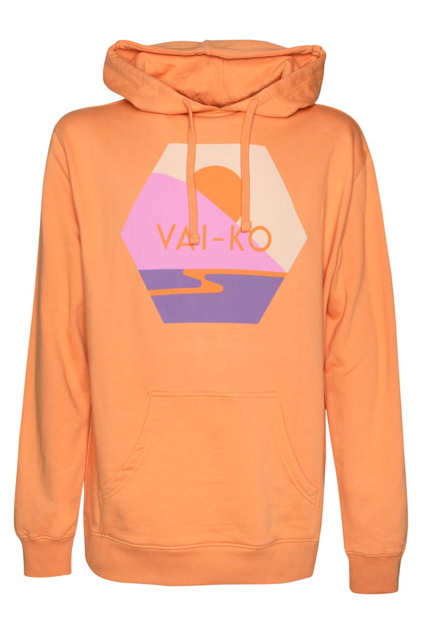 Organic Cotton Kultakero Color Men's Hoodie Apricot Tan - VAI - KOShirts & Tops