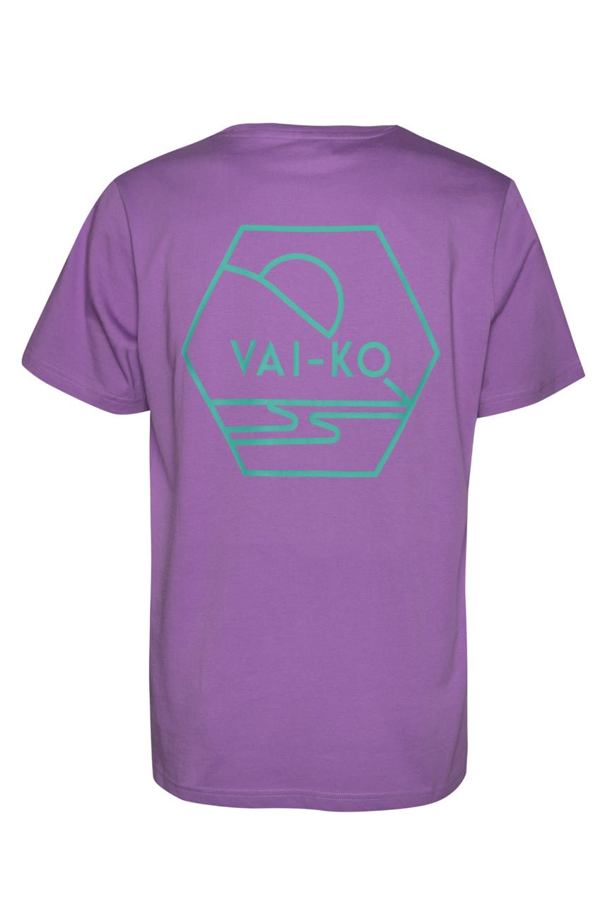 Organic Cotton Kultakero Men's T-shirt Violet - VAI - KOShirts & Tops