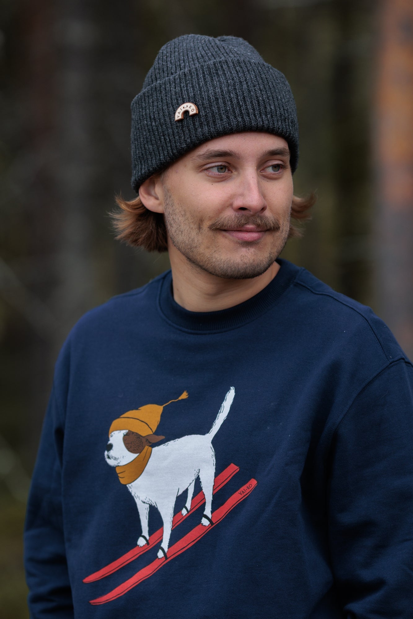 Ski Dog Sweater Men - VAI - KOShirts & Tops