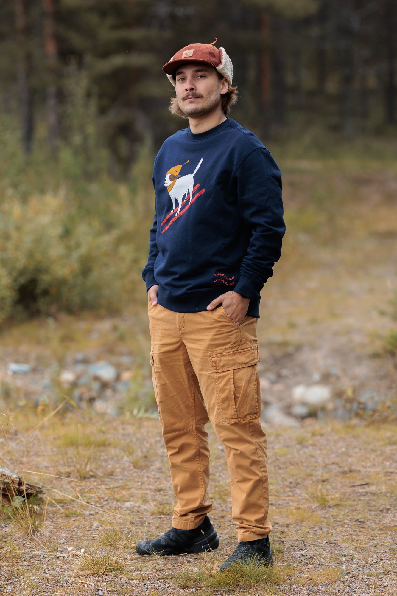 Ski Dog Sweater Men - VAI - KOShirts & Tops