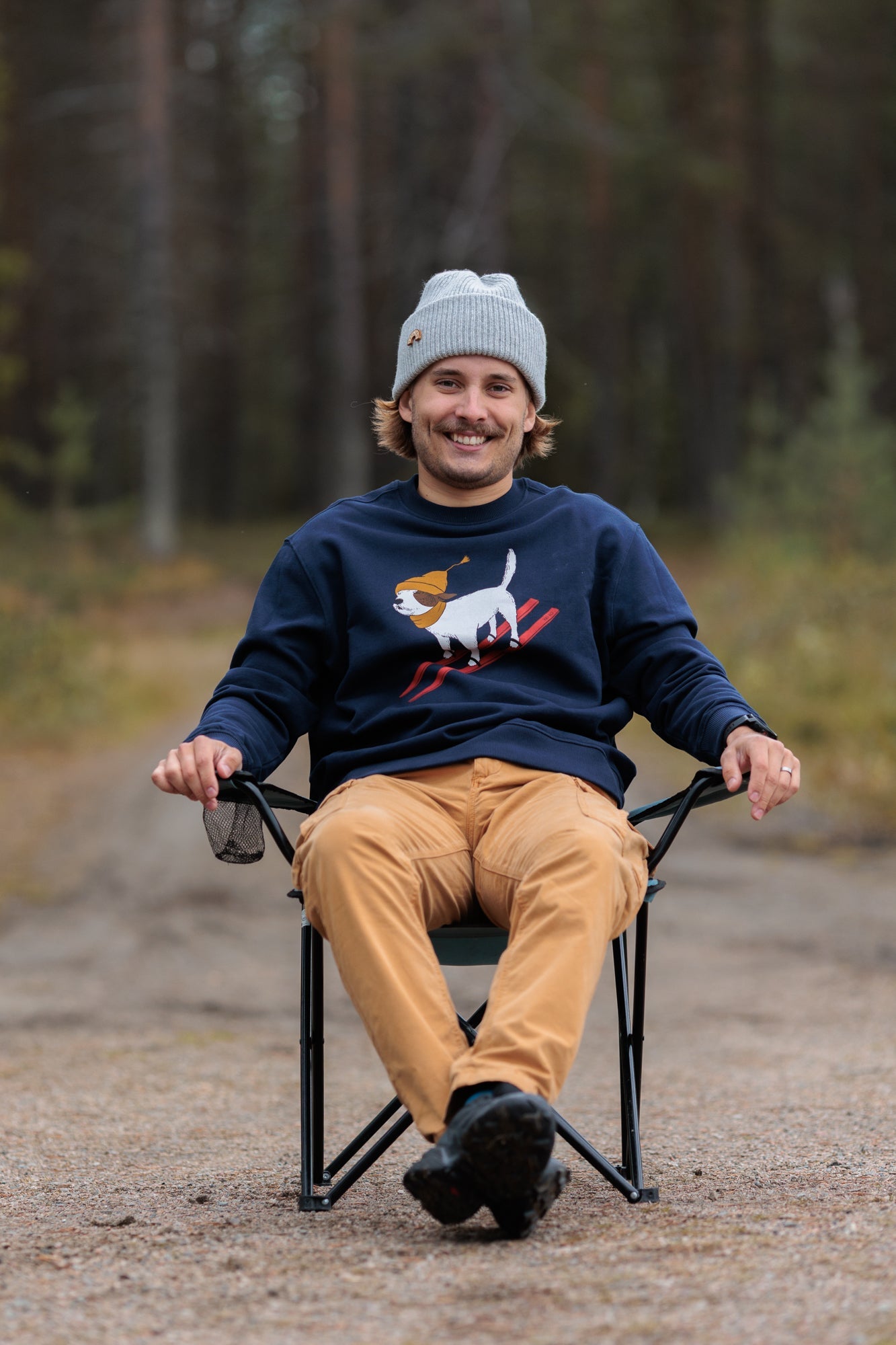 Ski Dog Sweater Men - VAI - KOShirts & Tops