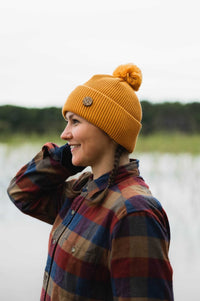 Timberjack Pom Beanie Autumn Gold - VAI - KOBeanies