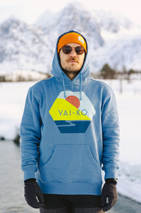 Organic Cotton Kultakero Color Men's Hoodie - VAI-KOShirts & Tops